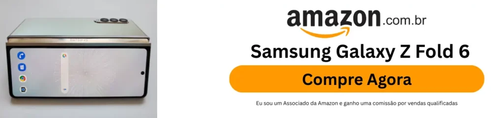 Samsung Galaxy Z Fold 6: O avanço do design dobrável 6 Samsung Galaxy Z Fold 6